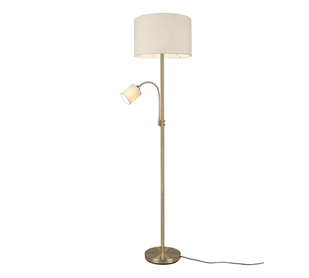 Lampa podłogowa Trio 403900208 złoty