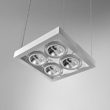 Lampa wisząca AQForm Cadra 111 X 4 SQ Biały Struktura