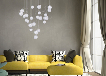 Lampa wisząca Maxlight P0386 chrom