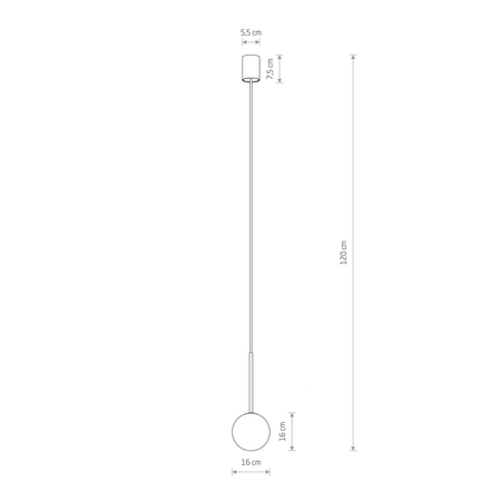 Lampa wisząca KARO Nowodvorski 10305 czarny