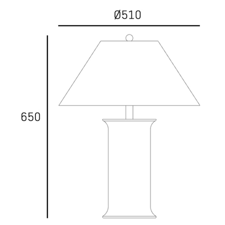 Cosmo Light Lampa stołowa MONROE T01869BR-WH