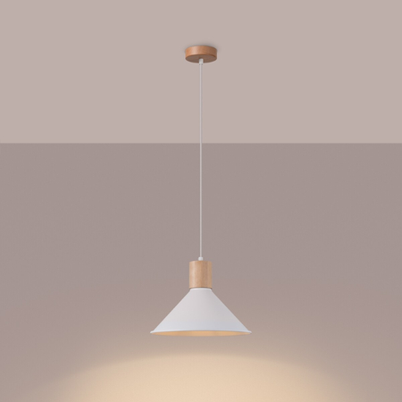 Sollux Lighting Lampa wisząca JAGA biała SL.1319