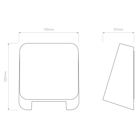 Oczko Astro Incline Single 1419005 Mosiądz