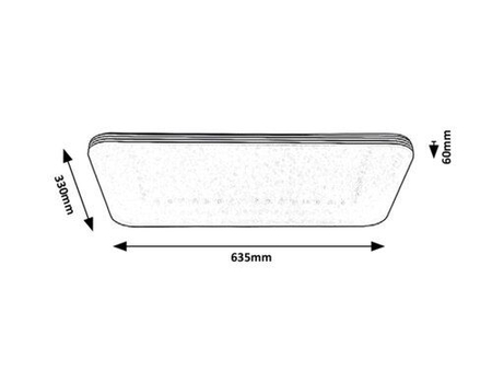 Lampa sufitowa Rabalux Oscar 3410 chrom