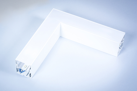 Oprawa liniowa LED Greenie Linea podwieszana ściemnialna - narożnik horyzontalny 20W biała obudowa CW