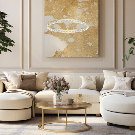 Milagro Lampa wisząca ELEGANCE 36W LED ML0996 ZŁOTY