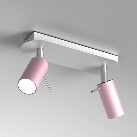 Milagro Lampa sufitowa Preston 2x mini GU10 Różowy/Biały MLP7627 RÓŻOWY / BIAŁY