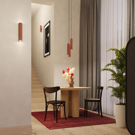 Sollux Lighting Lampa wisząca LAGOS 3L ochra czerwona SL.1491