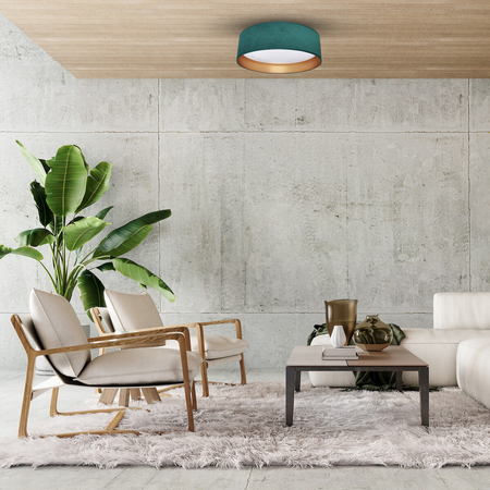 Milagro Plafoniera RONDO BLACK 18W LED ML7070 CZARNY / ZŁOTY