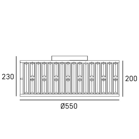 Cosmo Light Plafon KYIV C05127CP