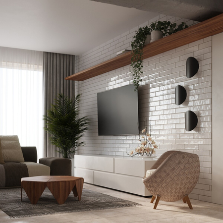 Sollux Lighting Kinkiet SENSES czarny SL.0935