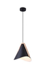 Lampa wisząca Rabalux Neva 6650 czarny matowy