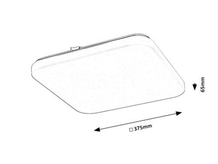 Lampa sufitowa Rabalux Vendel 75015 biały