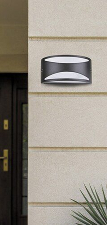 Kinkiet zewnętrzny Rabalux Manhattan 8359 czarny matowy