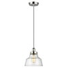 Lampa wisząca Elstead Lighting Baskin szary FE-BASKIN-P-A-PN