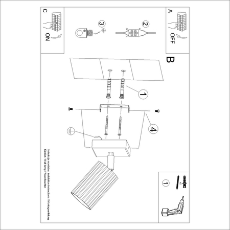 Sollux Lighting Kinkiet KARBON taupe SL.1761