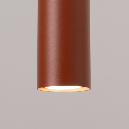 Sollux Lighting Lampa wisząca LAGOS 1 ochra czerwona SL.1489