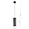 Light Prestige Lampa wisząca Aeris dymna LED CCT LP-2137/1P SM