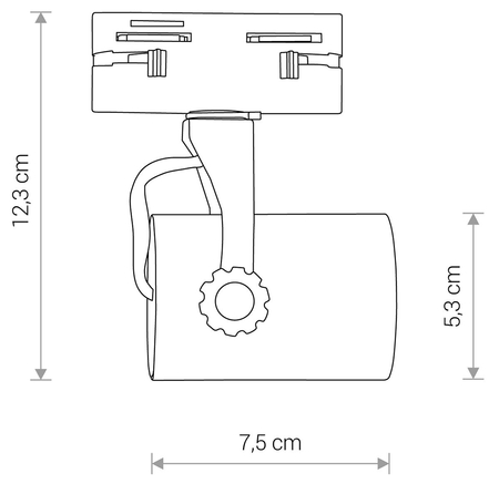 Reflektor Nowodvorski 8318 Profile store PRO LED 7W 3000K