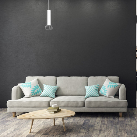 Milagro Lampa Wisząca DANTE SILVER 1x mini GU10 MLP7365 Biel / Chrom