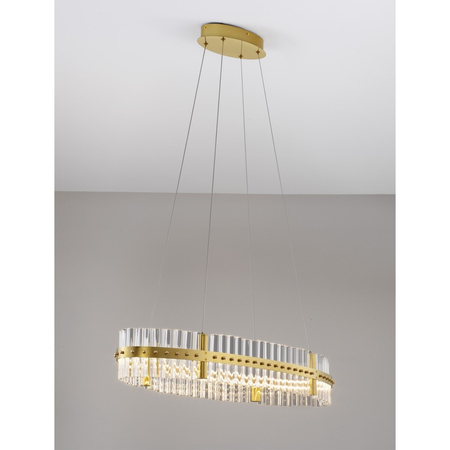 Lampa wisząca Luces Exclusivas LE44227 złoty i odcienie złota
