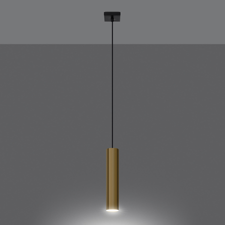 Sollux Lighting Lampa Wisząca LAGOS 1 złoty połysk SL.1200