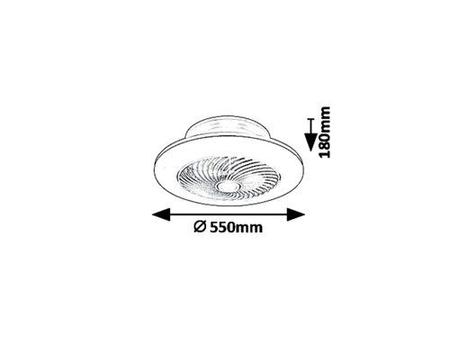Lampa sufitowa Rabalux Dalfon 6710 biały