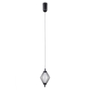 Lampa wisząca Italux Sevil PND-34403-1-BK Czarny mat, chrom