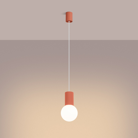 Sollux Lighting Lampa wisząca HALO 1 brzoskwiniowa SL.1754