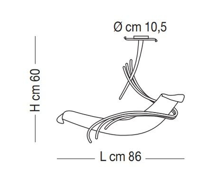 Lampa wisząca Sillux SP8-230 Roma
