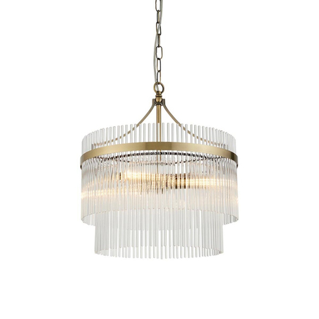 Endon Lighting Lampa wisząca 99167 mosiądz