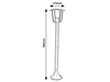 Lampa zewnętrzna Rabalux Taverna 7129 czarny