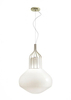 Lampa wisząca Fabbian F27A1319 Aerostat Con Gabbia Ø 430 Ottonato