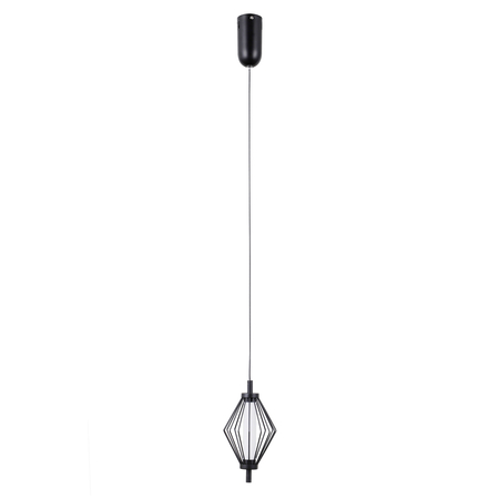 Lampa wisząca Italux Sevil PND-34403-1-BK Czarny mat, chrom