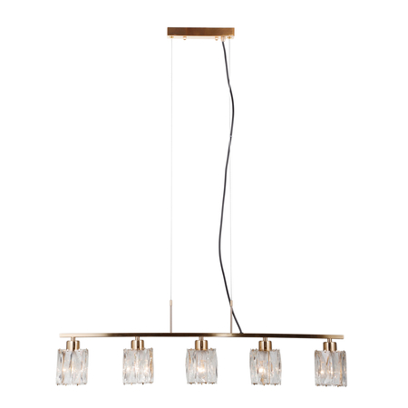 Lampa wisząca Italux Simona PND-40814-5-HBR Złoty