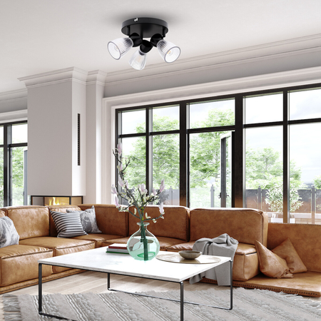 Milagro Lampa sufitowa BEST BLACK 3xE14 (round) ML9973 CZARNY