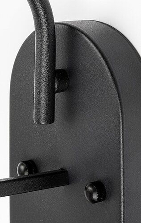 Lampa łazienkowa Rabalux Tirina 75005 czarny matowy