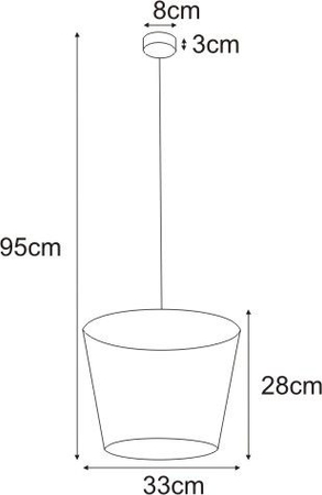 Lampa wisząca SOUL BLACK Kaja K-4641 czarny