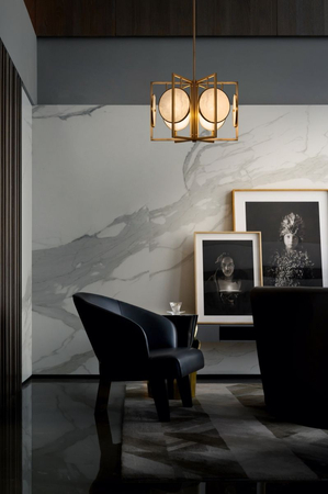 Lampa wisząca Maytoni Marmo MOD099PL-03G Gold