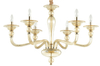 Żyrandol Ideal Lux 159942 Danieli SP6 Ambra