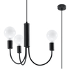 Sollux Lighting Żyrandol PICCOLO 3 czarny SL.0856