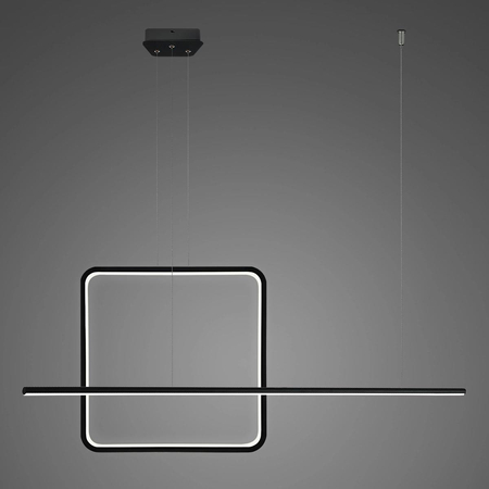 Lampa wisząca Linea No.5 B 80cm czarna 4k ściemnialna