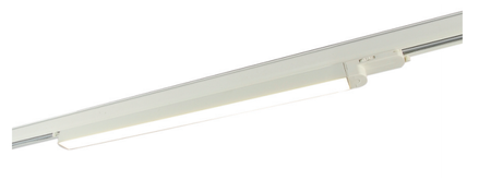 Reflektor Liniowy LED Szynowy Abigali 3-fazowy 12W regulowany, biała obudowa WW
