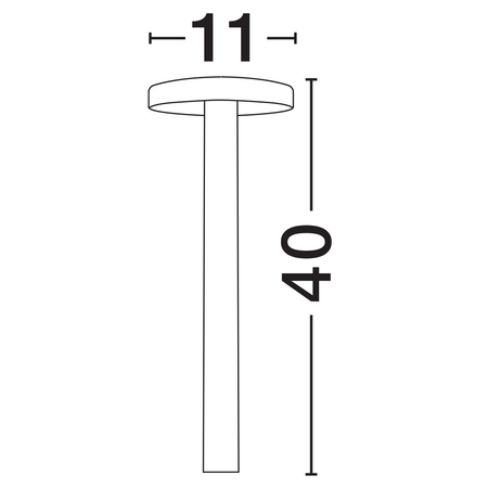 Lampa zewnętrzna Luces Exclusivas LE73620 brązowy i odcienie brązu