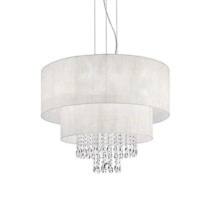 Żyrandol Ideallux 068299 Opera Bianco SP6 White