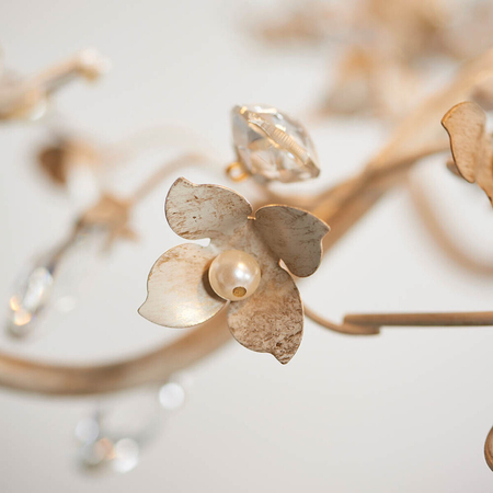 Endon Lighting Lampa wisząca LULLABY-5CR złoty