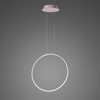 Lampa wisząca Ledowe Okręgi No.1 X 60cm 4k Różowe Złoto Dali