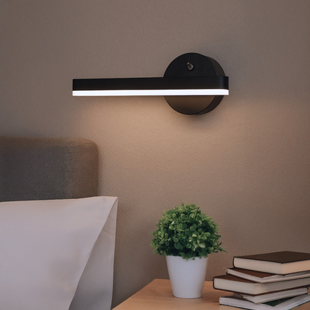 Milagro Kinkiet SYDNEY 6W LED BLACK lewy ML6346 CZARNY