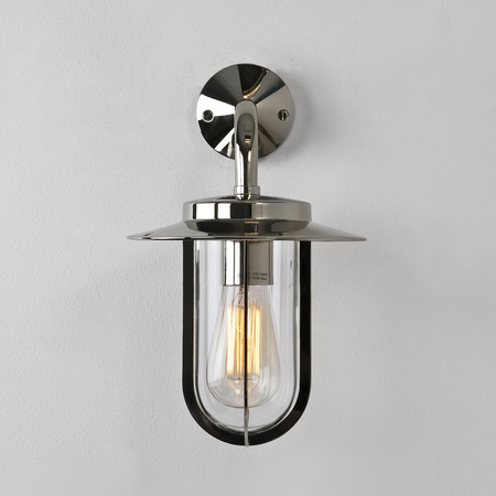 Kinkiet zewnętrzny Astro Montparnasse Wall 1096001 Polerowany Nikiel