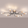 Sollux Lighting Żyrandol TIMBO 8 czarny SL.1671